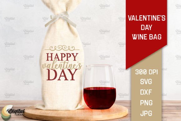 Download Valentine's Day Quotes SVG. Wine Bag SVG - Premium Resources
