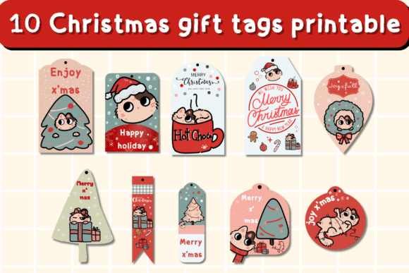 Download Christmas Gift Tags Printable - Christmas gift tags printable Collection
