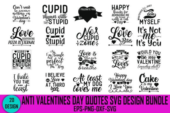 Download Anti Valentines Day Quotes Svg Design Bu - Premium Resources