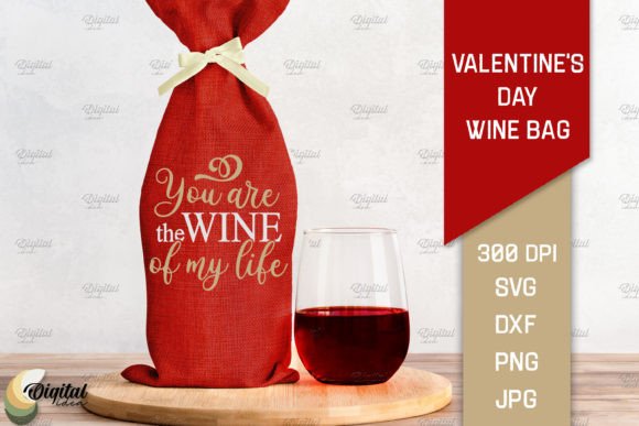 Download Valentine's Day Quotes SVG. Wine Bag SVG - Premium Resources