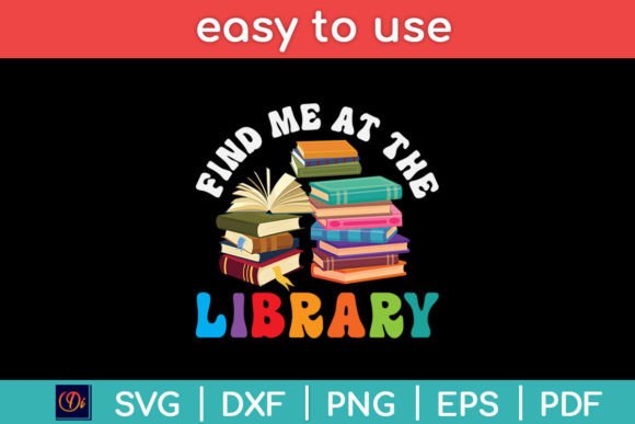 Download Find Me at the Library Svg Design - Library svg Collection