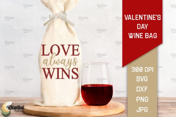Download Valentine's Day Quotes SVG. Wine Bag SVG - Premium Resources